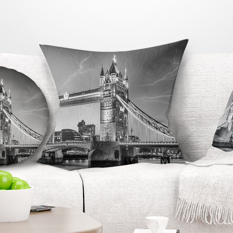 Coussin lombaire en tour de londres cityscape photo du tour bridge