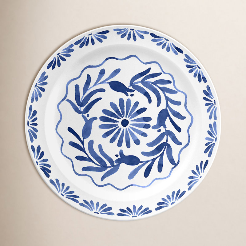 Tarhong 8.5" W Round Melamine Salad Plates