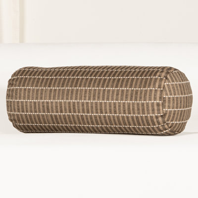 Coussin de traversin d'extérieur couleur cacao inspiré de Sunbrella