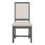 Ensemble de chaises de salle à manger et de salon de style rétro avec 4 chaises rembourrées-650379155
