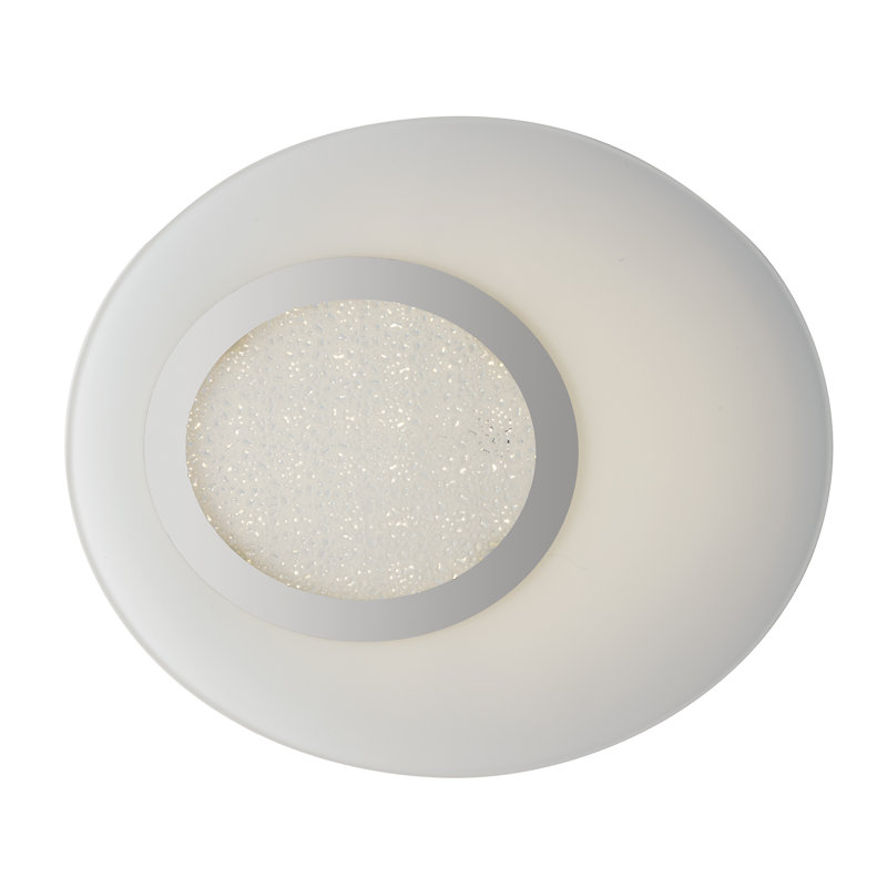 Camyra Glass LED Flush Mount, 52Cm x 60Cm x 6Cm
