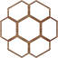 Médaillon de plafond en bois Florin-63411865-63411884