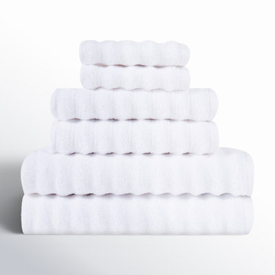  Zero Twist 6 Piece Towel Set