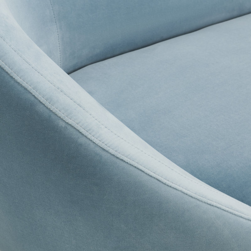 St. Germain Club Chair, Belfast Stone Viscose/Linen/Cotton/Acrylic, White/Sliver