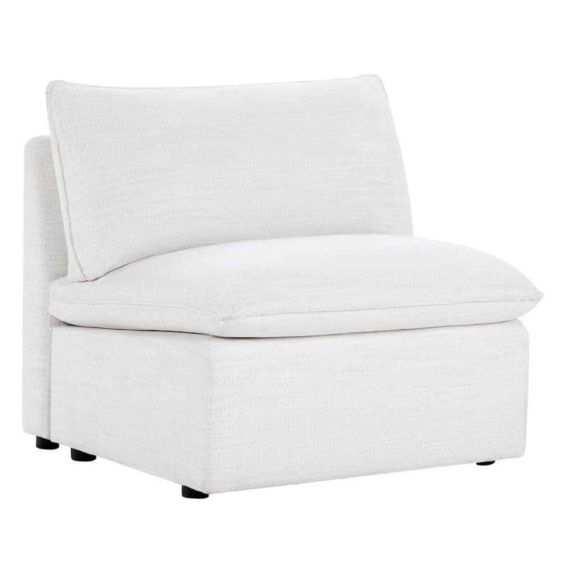 Armless Chair, White