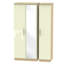 Yvette 3 Door Manufactured Wood Wardrobe-18860354-23704028
