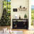 Storage Buffet Cabinet/Sideboard/TV Console With Glass Doors-339499622
