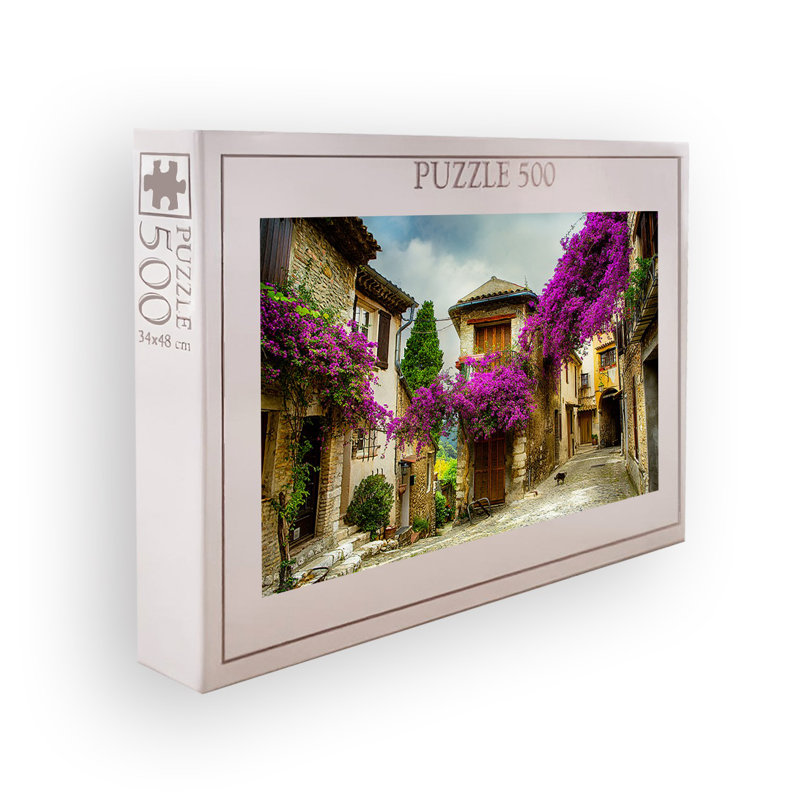 500-Piece Puzzle, 100% Cardboard, 18.9 x 13.4 inches | Box Size: 13.2 x 9.1 x 2.0 inches | Perfect for Family Fun & Relaxation, High-Quality, Durable Pieces for Easy Assembly, Ideal Gift for Puzzle Lovers