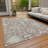 Machine Washable Indoor/Outdoor Xhevrie Taupe Rug-890827109