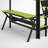 Kid's Bunk Bed, Dual Gaming Desks with USB Ports, Wood, Pegboard Organizer Panels, Modern, Teen Bedroom-1456880230-1456880249