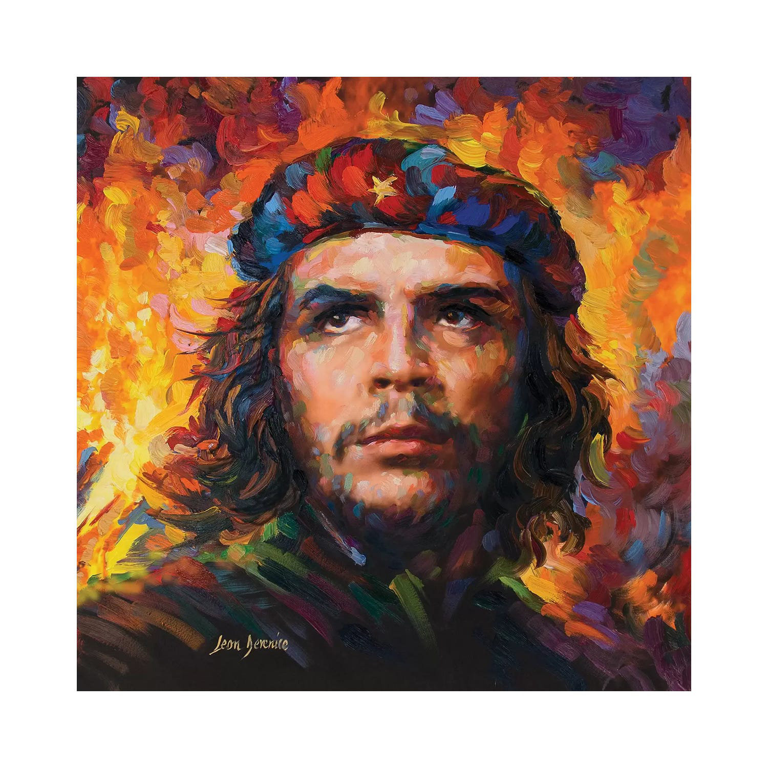 Che Guevara painted jacket  Rocka's Flight Jacket Painting