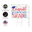 «Congrats Elementary Grad!» Enseigne de jardin Coroplast, 24 po x 18 po