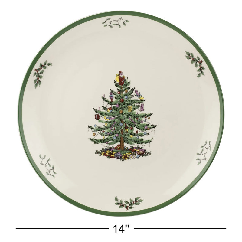 Plateau rond 14 po Spode