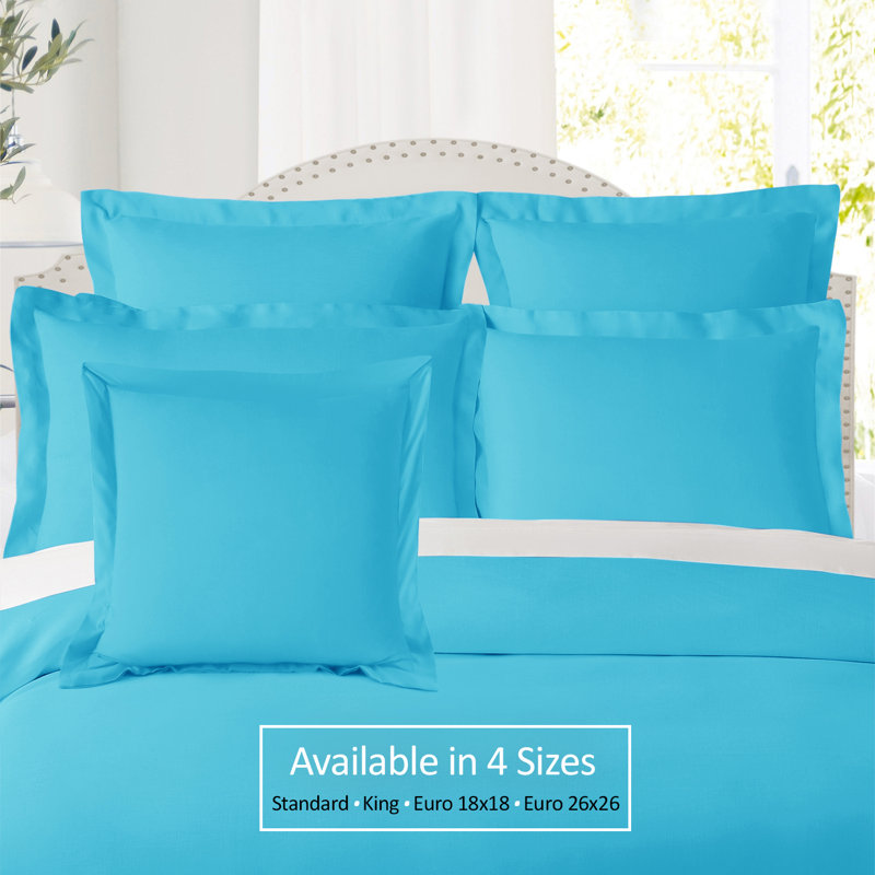 Polyester Bedding, 18" x 18", Beach Blue