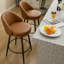Counter Stool with Metal Frame