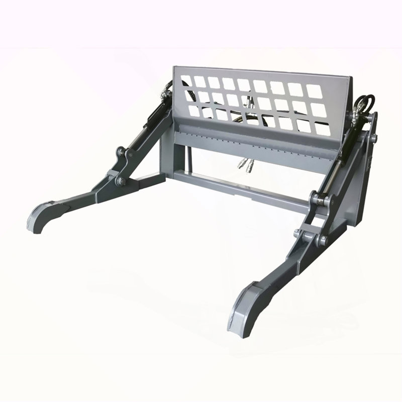 Pince à fourche à palette à deux cylindres Skid Steer