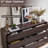 9-Drawer Farmhouse Dresser, Rustic Wood Chest of Drawers with Natural Texture-1989545421