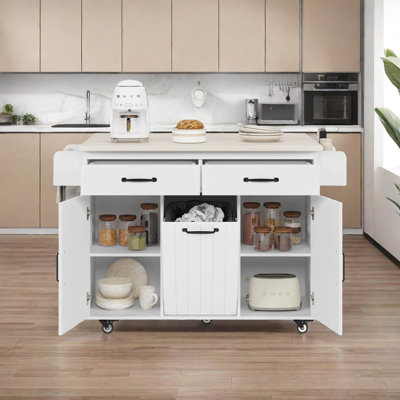 Charlis Wood Kitchen Cart