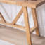 Console en bois à structure en A Farmhouse, 58,5 po