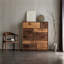 Commode d'appoint moderne simple en noyer noir