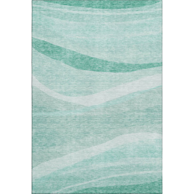 Premium Machine Washable Wayne AMF1099 Swirls Rug