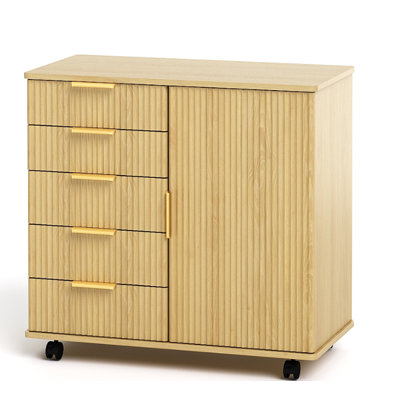 31.5cm Wide 5 -Drawer File Cabinet