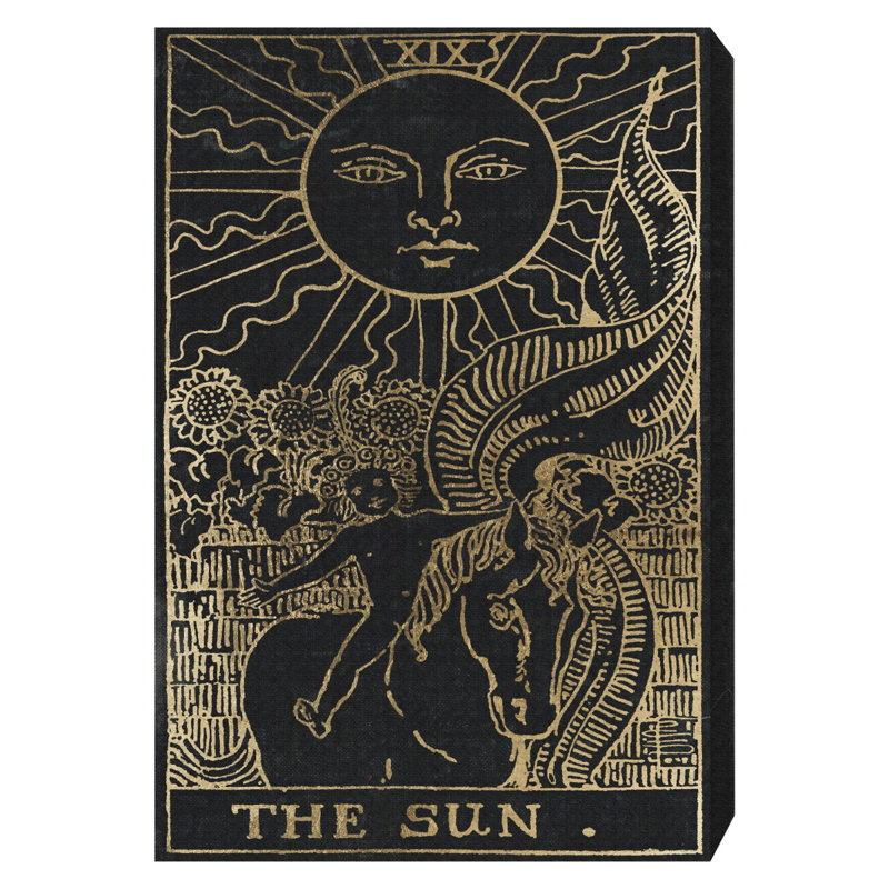 " Spiritual And Religious The Sun Tarot Astrology ", 24" W x 36" H