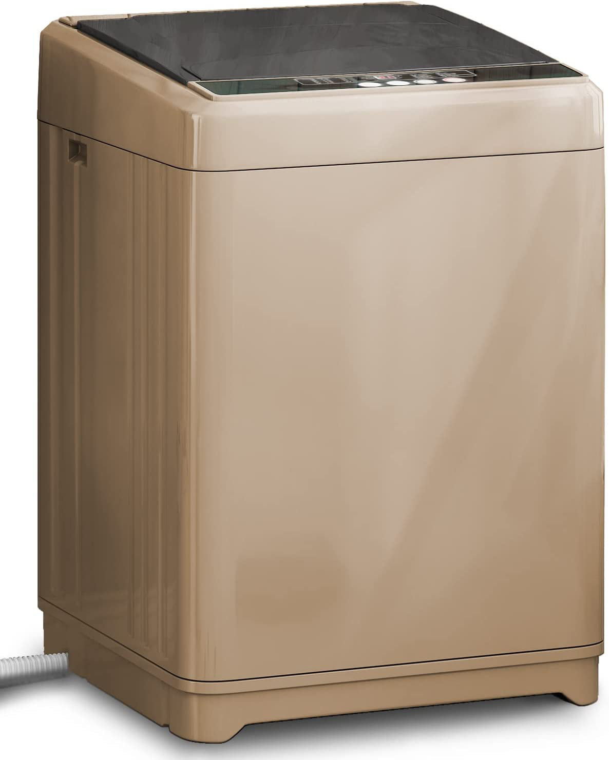 DreamDwell Home 2.4 cu. ft. Automatic Portable Washer Machine w/ Drain Pump  10 Programs 8 Water Levels Selections