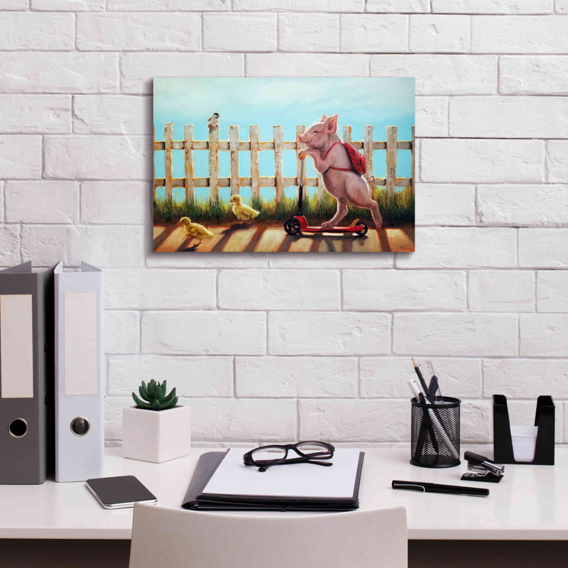 «Summer Stroll» par Lucia Heffernan, H 12 po x l 18 po x P 0,75 po