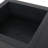 Outdoor 50,000 BTU Lightweight Concrete Rectangular Fire Pit Table with Storage, Dark Gray and Natural Brown  (Tank Cover not Included)