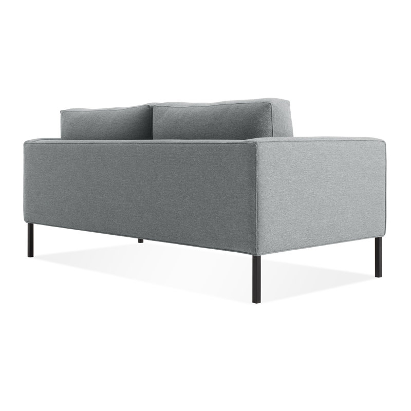 Paramount Sofa, Sanford Ceramic Crossweave, Metal, 32" H x 95" W x 34" D