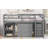 Low Study Full Loft Bed With Cabinet-2099170797