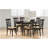 Cappuccino Oval Dining Table With Leaf Extension