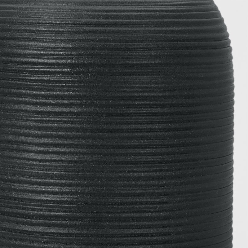 Fanny Table Lamp, Rough Black