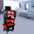 4 LEVEL MULTI PURPOSE TROLLEY FOR DIAGNOSTICS-BLACK+RED