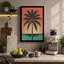 Palm Silhouette Tropical - Wrapped Canvas-1899903832-1899903828