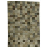 Cornwall II Wool Geometric Area Rug in Brown