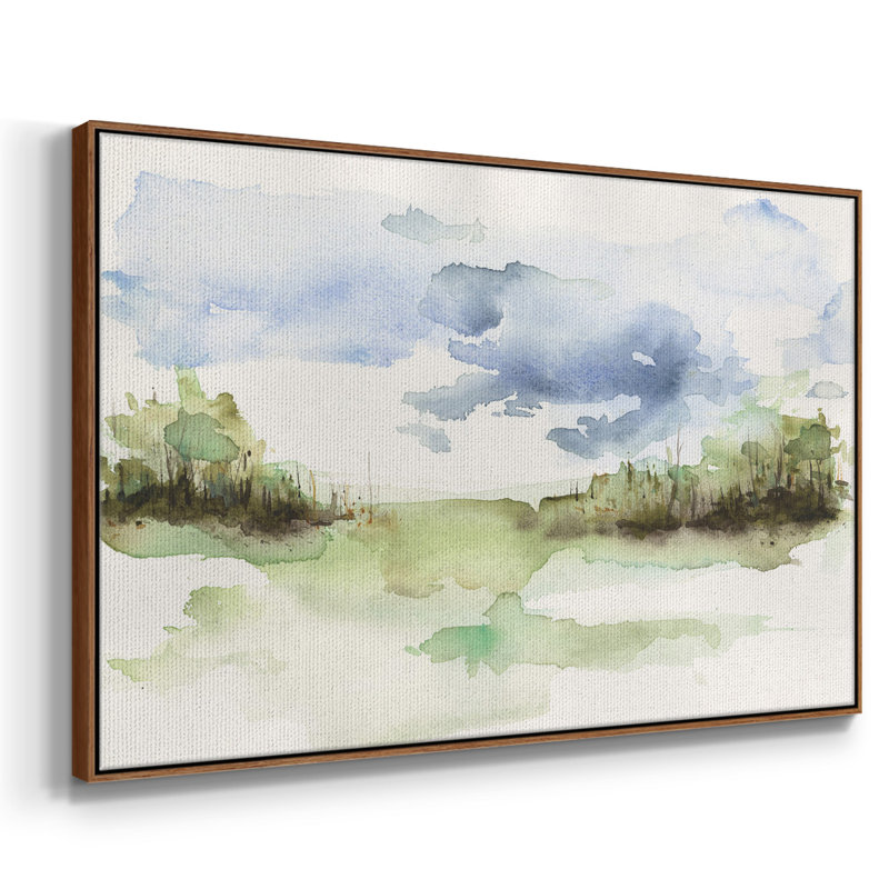 " Brush Thickets I ", 17" H x 25" W x 2" D, Walnut