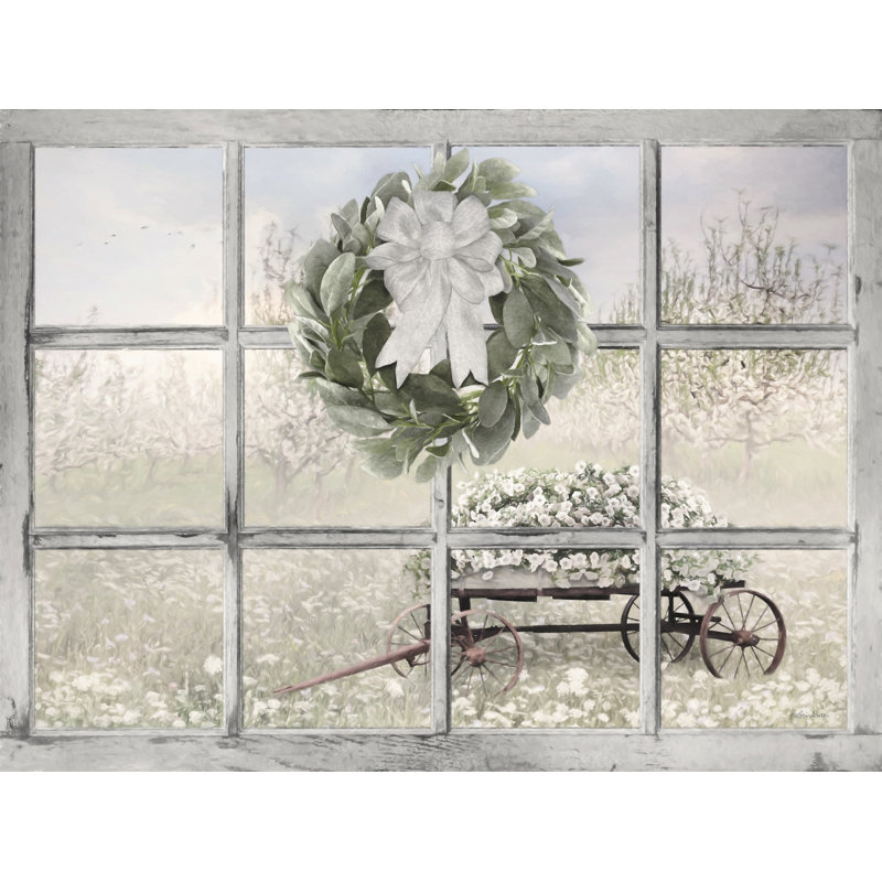 «A View of Spring Blossoms On Canvas» par Lori Deiter, reproduction, H 24 po x l 36 po