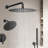 12+6" Round Dual Rainfall Shower Head With Handheld Spray-121086924