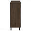 Armoire de rangement à 2 portes en chêne fumé pour l'organisation de la salle à manger-2077543497