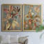 Ancien automne I - ensemble de 2 reproductions d'art sur toile encadrées-393261023-393261006