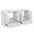 Elegant Bathroom Vanity Set With Vanities  Ceramic Sinks And Partitioned Drawers-156047284-156047306-156047298