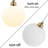 Loriel 2 - Light Sphere Chandelier Ceiling Light With Crystal  Accents Height adjustable(1 PC)-508228352-493363720