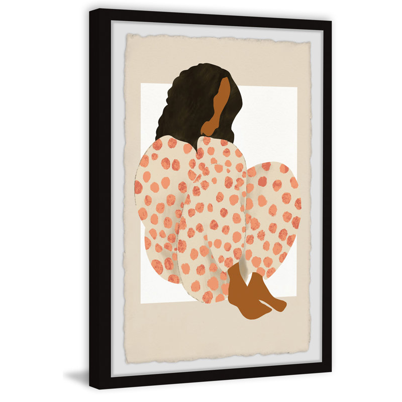 Just Me 1 Piece Single Picture Frame Painting, 91cm H x 61cm W x 3.81cm D