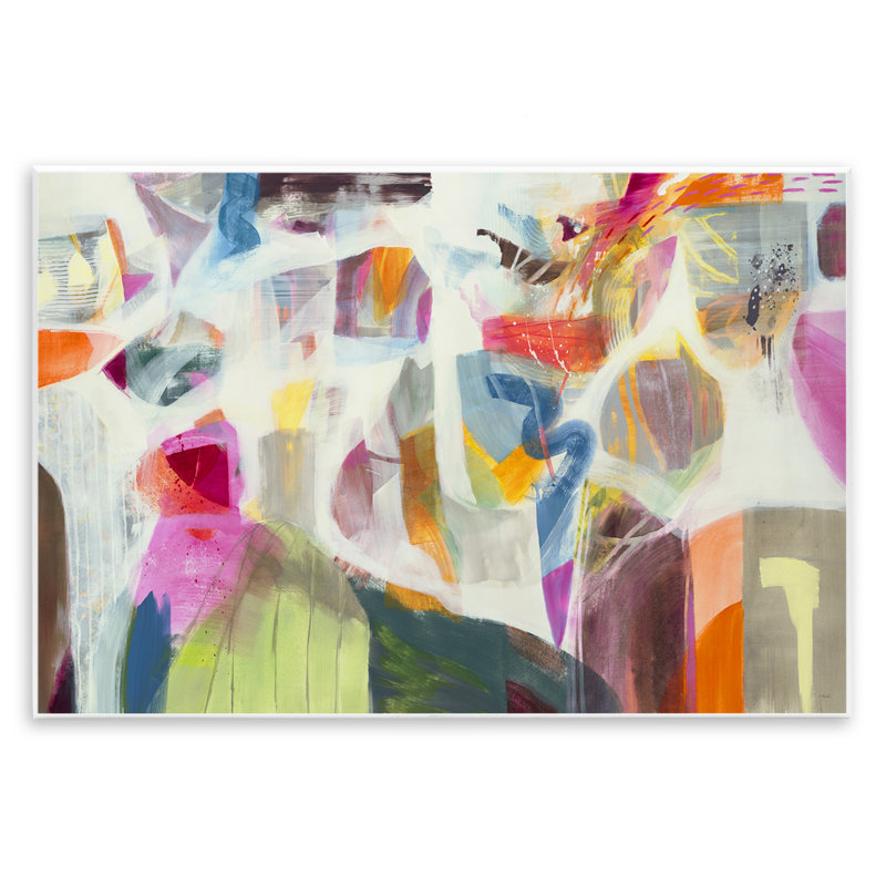 Plaque murale éclectique «Energetic Expression» par Jill Martin, H 10 po x l 15 po