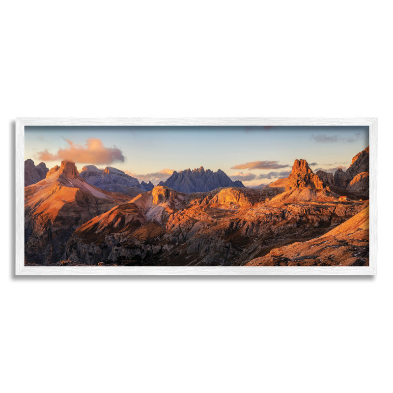 Art panoramique giclée par Martin Podt, H 10 po x l 24 po x P 1,5 po, Giclée encadrée blanc bord de mer