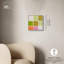 «Pastel Grid II Green», reproduction d'art sur toile par Art Remedy-119992959-123279026