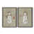 Toile avec cadre gris