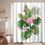 Rideau de douche imperméable Aloha Flamingo-1645043338